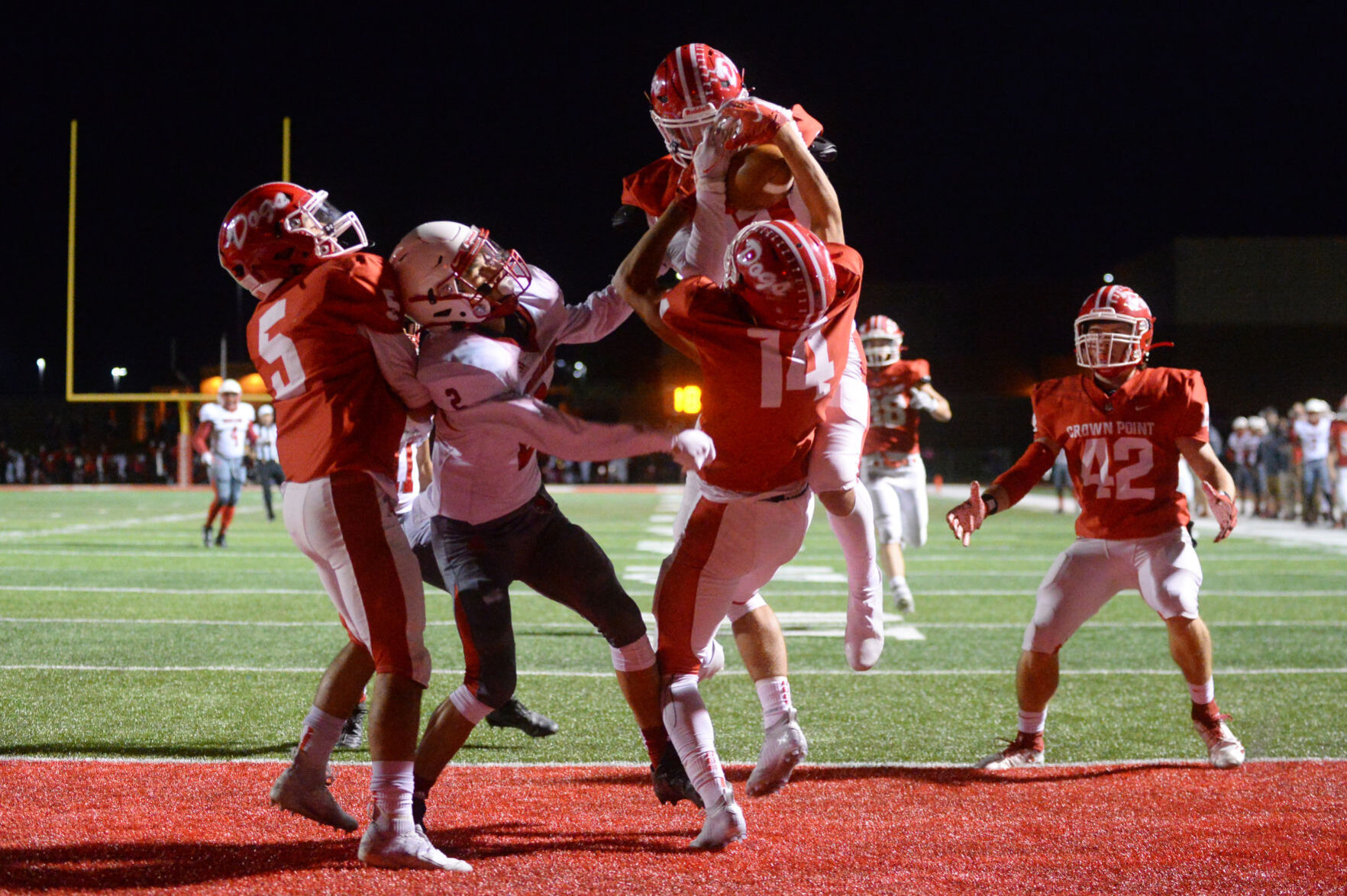 Portage at Crown Point football